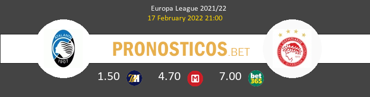 Atalanta vs Olympiacos Piraeus Pronostico (17 Feb 2022) 1