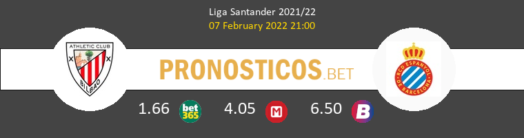 Athletic de Bilbao vs Espanyol Pronostico (7 Feb 2022) 1