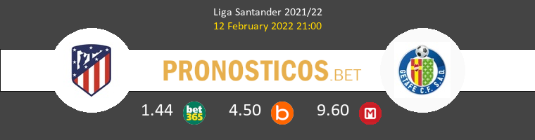 Atlético de Madrid vs Getafe Pronostico (12 Feb 2022) 1