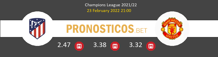 Atlético de Madrid vs Manchester United Pronostico (23 Feb 2022) 1