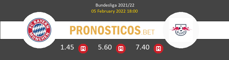 Bayern Munich vs Red Bull Leipzig Pronostico (5 Feb 2022) 1