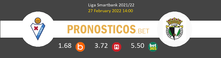 Eibar vs Burgos Pronostico (27 Feb 2022) 1