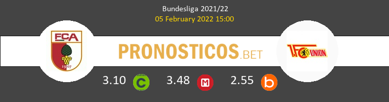 FC Augsburgo vs Union Berlin Pronostico (5 Feb 2022) 1