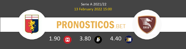 Genova vs Salernitana Pronostico (13 Feb 2022) 1