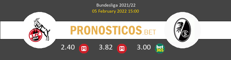 Colonia vs SC Freiburg Pronostico (5 Feb 2022) 1