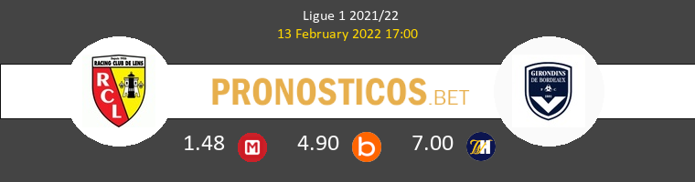 Lens vs Girondins Bordeaux Pronostico (13 Feb 2022) 1