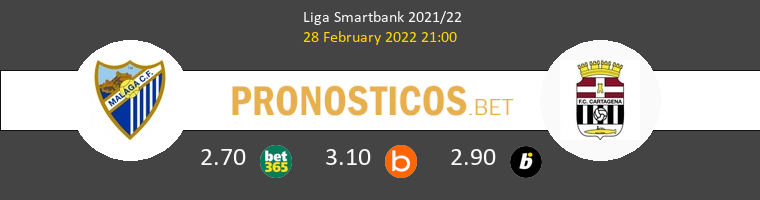 Málaga vs F.C. Cartagena Pronostico (28 Feb 2022) 1