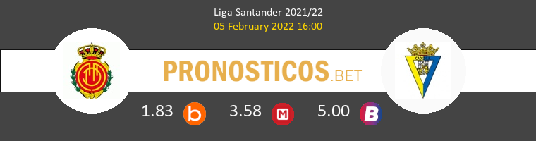 Mallorca vs Cádiz Pronostico (5 Feb 2022) 1