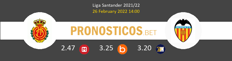 Mallorca vs Valencia Pronostico (26 Feb 2022) 1