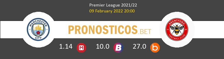 Manchester City vs Brentford Pronostico (9 Feb 2022) 1