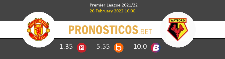 Manchester United vs Watford Pronostico (26 Feb 2022) 1