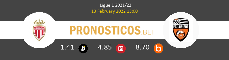 Monaco vs Lorient Pronostico (13 Feb 2022) 1