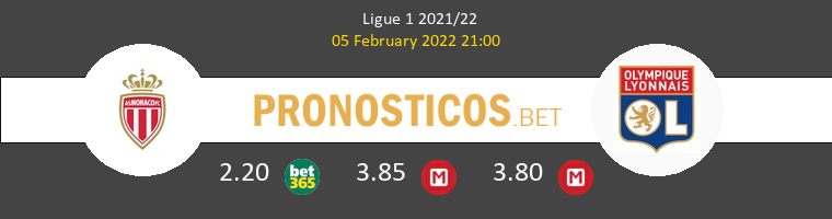 Monaco vs Olympique Lyonnais Pronostico (5 Feb 2022) 1