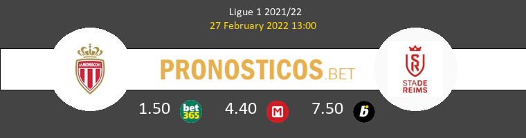 Monaco vs Stade de Reims Pronostico (27 Feb 2022) 1