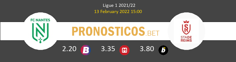 Nantes vs Reims Pronostico (13 Feb 2022) 1