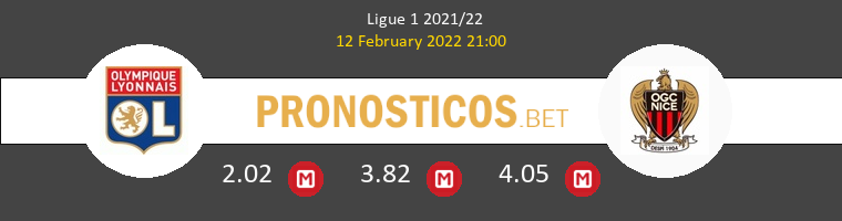 Olympique Lyonnais vs Niza Pronostico (12 Feb 2022) 1
