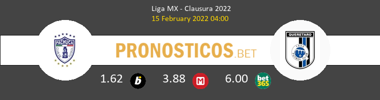 Pachuca vs Querétaro Pronostico (15 Feb 2022) 1