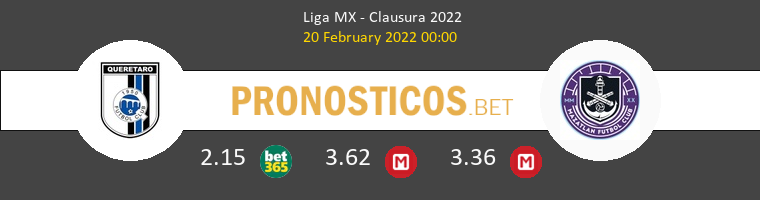 Querétaro vs Mazatlán Pronostico (20 Feb 2022) 1