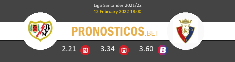 Rayo Vallecano vs Osasuna Pronostico (12 Feb 2022) 1
