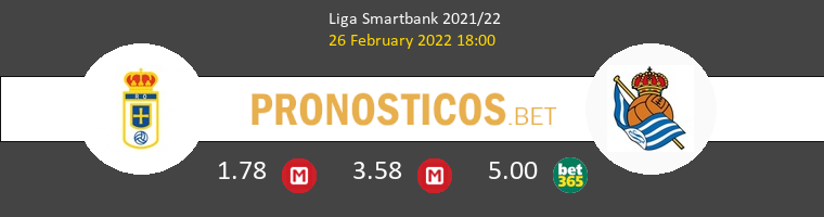 Real Oviedo vs R. Sociedad B Pronostico (26 Feb 2022) 1