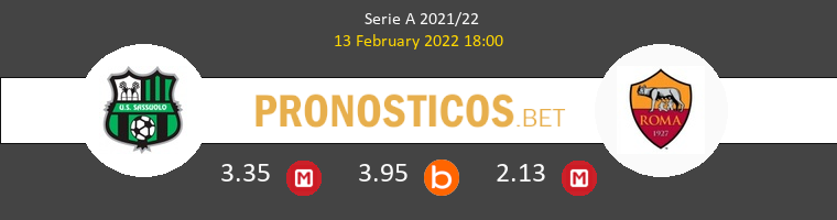 Sassuolo vs Roma Pronostico (13 Feb 2022) 1