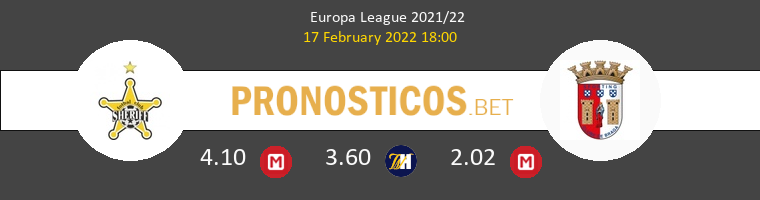 Sheriff vs Sporting Braga Pronostico (17 Feb 2022) 1