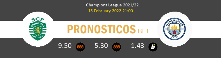 Sporting CP vs Manchester City Pronostico (15 Feb 2022) 1