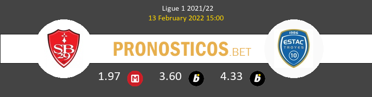 Stade Brestois vs Troyes Pronostico (13 Feb 2022) 1
