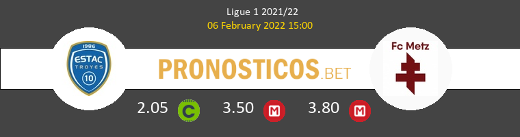 Troyes vs Metz Pronostico (6 Feb 2022) 1