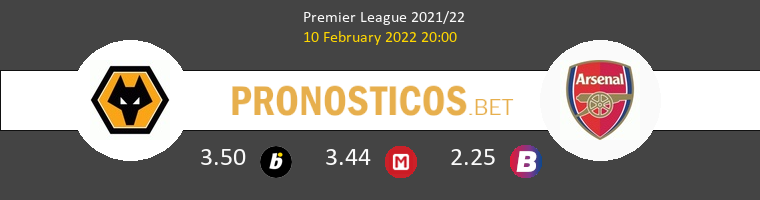 Wolverhampton Wanderers vs Arsenal Pronostico (10 Feb 2022) 1
