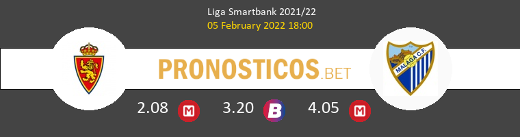 Zaragoza vs Málaga Pronostico (5 Feb 2022) 1