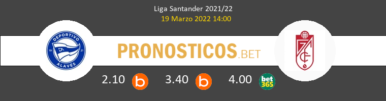 Alavés vs Granada Pronostico (19 Mar 2022) 1