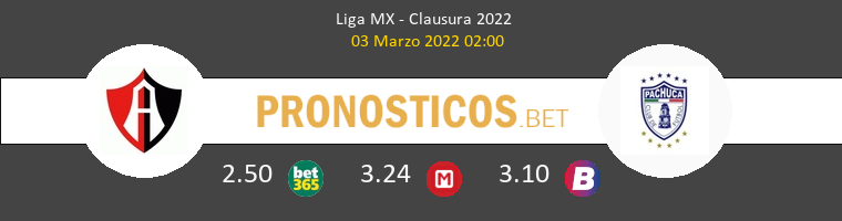 Atlas Guadalajara vs Pachuca Pronostico (3 Mar 2022) 1