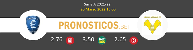 Empoli vs Hellas Verona Pronostico (20 Mar 2022) 1