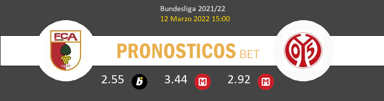 FC Augsburg vs Mainz 05 Pronostico (12 Mar 2022) 1