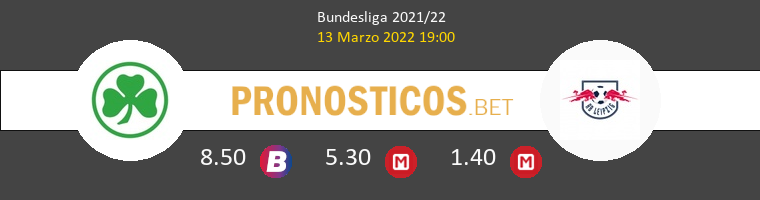 Greuther Fürth vs RB Leipzig Pronostico (13 Mar 2022) 1
