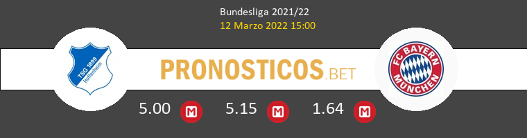 Hoffenheim vs Bayern Pronostico (12 Mar 2022) 1