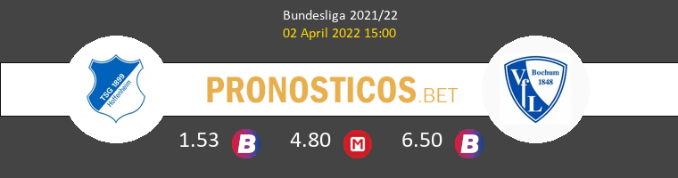 Hoffenheim vs VfL Bochum Pronostico (2 Abr 2022) 1