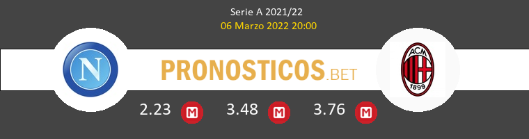 Napoles vs AC Milan Pronostico (6 Mar 2022) 1