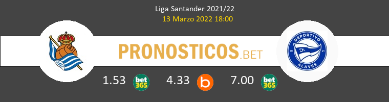 Real Sociedad vs Alavés Pronostico (13 Mar 2022) 1