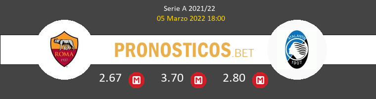 Roma vs Atalanta Pronostico (5 Mar 2022) 1