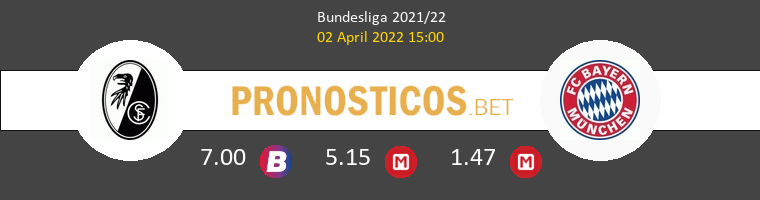 SC Freiburg vs Bayern Munich Pronostico (2 Abr 2022) 1
