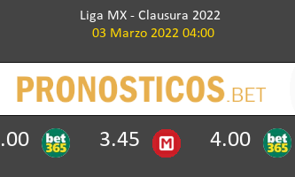 Santos Laguna vs Pumas UNAM Pronostico (3 Mar 2022) 2