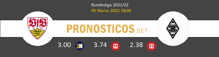 Stuttgart vs B. Mönchengladbach Pronostico (5 Mar 2022) 1