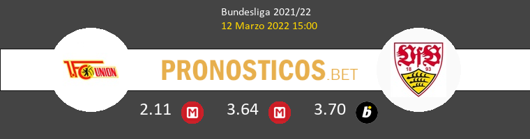 Union Berlin vs Stuttgart Pronostico (12 Mar 2022) 1