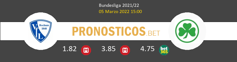 VfL Bochum vs Greuther Fürth Pronostico (5 Mar 2022) 1