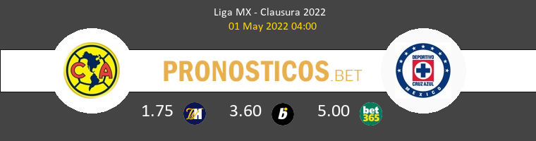 América vs Cruz Azul Pronostico (1 May 2022) 1