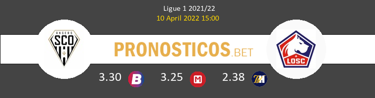 Angers SCO vs Lille Pronostico (10 Abr 2022) 1