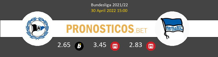 Arminia Bielefeld vs Hertha BSC Pronostico (30 Abr 2022) 1