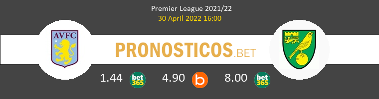 Aston Villa vs Norwich City Pronostico (30 Abr 2022) 1